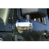 Fat Bob's Garage, Rugged Ridge, Part #13311.02, Jeep JK Wrangler Mirror Arm Covers, Chrome 2007-2016 THUMBNAIL