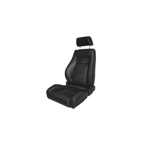 Fat Bob's Garage, Rugged Ridge, Part #13404.15, Jeep CJ/Wrangler Super Seat, Black Denim 1976-2002 MAIN