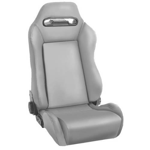 Fat Bob's Garage, Rugged Ridge, Part #13405.09, Jeep CJ/Wrangler Super Sport Front Seat, Gray 1976-2002 MAIN
