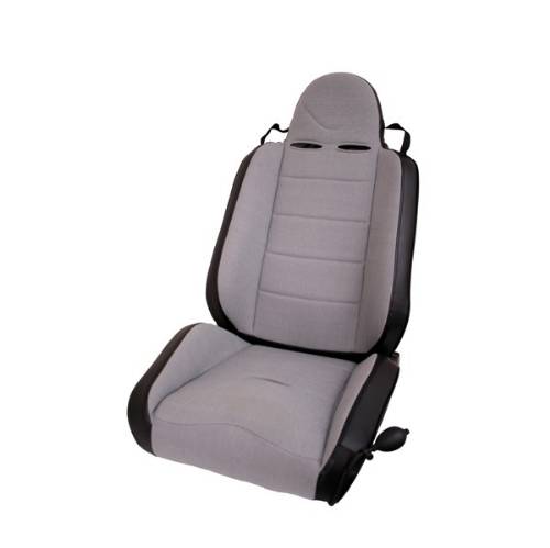 Fat Bob's Garage, Rugged Ridge, Part #13406.09, Jeep CJ/Wrangler RRC Reclining Racing Seat, Gray Black 1976-2002 MAIN