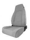 Fat Bob's Garage, Rugged Ridge, Part #13412.09, Jeep TJ/LJ Wrangler XHD Off Road Front Seat, Gray 1997-2006 THUMBNAIL