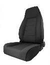 Fat Bob's Garage, Rugged Ridge, Part #13412.15, Jeep TJ/LJ Wrangler XHD Off Road Front Seat, Black Denim 1997-2006 THUMBNAIL