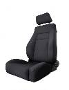 Fat Bob's Garage, Rugged Ridge, Part #13414.15, Jeep TJ/LJ Wrangler XHD Ultra Front Seat, Black Denim 1997-2006 THUMBNAIL