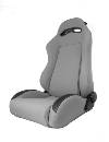 Fat Bob's Garage, Rugged Ridge, Part #13415.09, Jeep TJ/LJ Wrangler XHD Sierra Reclining Front Seat, Gray 1997-2006 THUMBNAIL