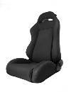 Fat Bob's Garage, Rugged Ridge, Part #13415.15, Wrangler Reclining Front Seat, Black Denim 1997-2006 THUMBNAIL