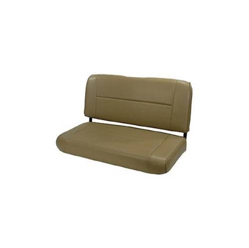 Fat Bob's Garage, Rugged Ridge, Part #13461.07, Jeep CJ/Wrangler Fixed Rear Seat, Nutmeg 1955-1995 MAIN