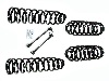 Teraflex JK 4 Door 1.5" Spring Leveling Kit THUMBNAIL