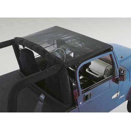 Fat Bob's Garage, Rugged Ridge, Part #13576.01, Mesh Header Summer Brief MAIN