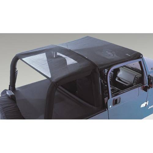 Fat Bob's Garage, Rugged Ridge, Part #13577.01, Mesh Roll Bar Top MAIN