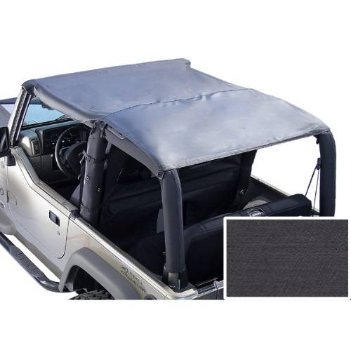 Fat Bob's Garage, Rugged Ridge, Part #13581.15, Header Roll Bar Top, Black Denim MAIN