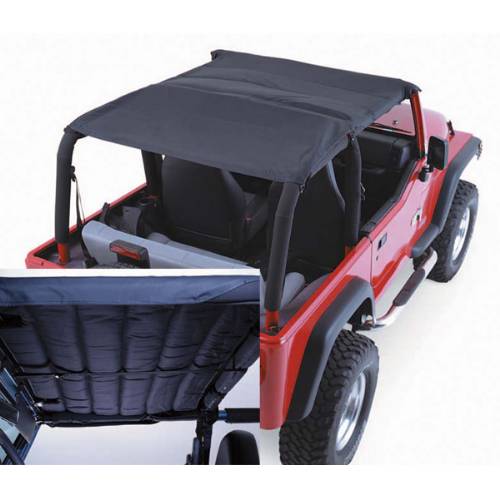 Fat Bob's Garage, Rugged Ridge, Part #13582.15, Acoustic Island Topper, Black Denim THUMBNAIL