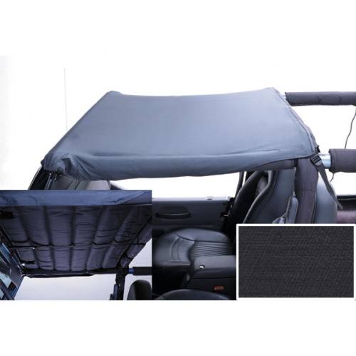 Fat Bob's Garage, Rugged Ridge, Part #13583.15, Acoustic Brief Header Mount, Denim Black THUMBNAIL