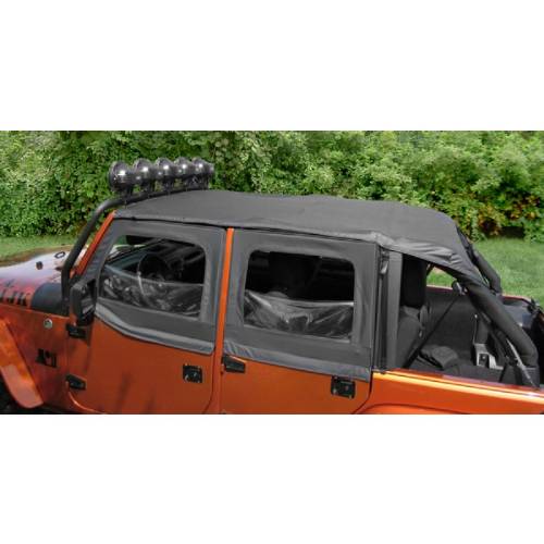 Fat Bob's Garage, Rugged Ridge, Part #13592.35, Pocket Island Topper Black Diamond 10-16 Jeep JK Wrangler Unlimited MAIN
