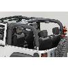 Fat Bob's Garage, Rugged Ridge, Part #13613.06, Roll Bar Cover Black Vinyl 07-16 Jeep JK Wrangler THUMBNAIL