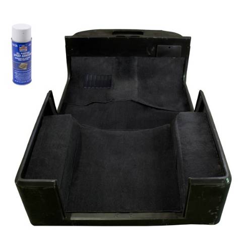 Fat Bob's Garage, Rugged Ridge, Part #13695.01, Jeep CJ/Wrangler Deluxe Carpet Kit Adhesive, Black 1976-1995 MAIN