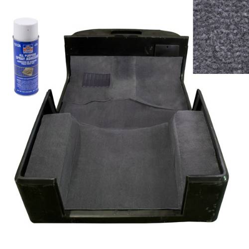 Fat Bob's Garage, Rugged Ridge, Part #13696.09, Jeep TJ Wrangler Deluxe Carpet Kit With Adhesive, Gray 1997-2006 MAIN