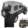 Fat Bob's Garage, Rugged Ridge, Part #13702.15, Jeep YJ Wrangler Soft Top Door Skins, Black, Tinted Windows 1988-1995 THUMBNAIL