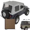 Fat Bob's Garage, Rugged Ridge, Part #13702.37, Jeep Wrangler Soft Top With Door Skins, Spice, Tinted Windows 1988-1995 THUMBNAIL