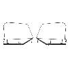 Fat Bob's Garage, Rugged Ridge, Part #13703.80, Jeep TJ/LJ Wrangler Upper Door Skin Frames 1997-2006 THUMBNAIL