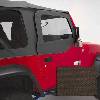 Fat Bob's Garage, Rugged Ridge, Part #13714.36, Upper Soft Door Kit Khaki Denim 97-06 Jeep TJ/LJ Wrangler THUMBNAIL