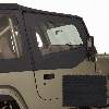 Fat Bob's Garage, Rugged Ridge, Part #13716.35, Door Skins Black Diamond 88-95 Jeep YJ Wrangler THUMBNAIL