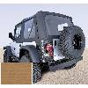 Fat Bob's Garage, Rugged Ridge, Part #13723.37, Jeep TJ Wrangler HXD Soft Top, Spice, Clear Windows 1997-2006 THUMBNAIL