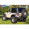 Fat Bob's Garage, Rugged Ridge, Part #13736.01, Jeep JK Wrangler Xhd Sailcloth Replacement Top Black Diamond 2007-2009 THUMBNAIL