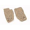 Fat Bob's Garage, Rugged Ridge, Part #13920.31, Front Tan Floor Liner Set 08-12 Jeep Liberty THUMBNAIL