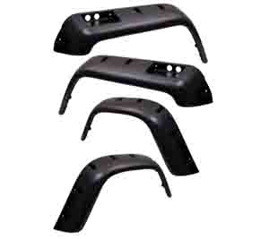 Fat Bob's Garage, Rugged Ridge, Part #11633.10, Jeep CJ All Terrain Fender Flare Kit 1976-1987 MAIN