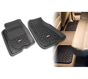 Fat Bob's Garage, Rugged Ridge, Part #82987.60, Toyota Tacoma All Terrain Front/Rear Floor Liner Kit 2005-2011 MAIN