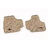 Fat Bob's Garage, Rugged Ridge, Part #13950.20, Rear Tan Floor Liner Pr 08-12 Jeep Liberty KK  W/Tl Logo THUMBNAIL