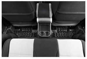 Fat Bob's Garage, Rugged Ridge, Part #82950.01, All Terrain Floor Liners, Rear Pair, Black, Universal Truck Application MAIN