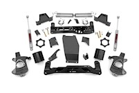Rough Country 6in GM Suspension Lift Kit w/N3 14-17 1500 PU 4WD | Cast Steel MAIN