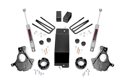 Rough Country Chevy GMC 1500 Pickup 3.5" Suspension Lift 14-18 4wd 12130 LARGE