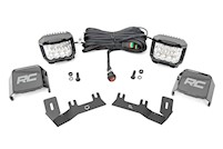 Rough Country LED Light Ditch Mount 3" OSRAM Wide Chevy/GMC 1500 14-18 71056 MAIN