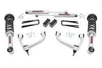 Rough Country 4d F150 3" Bolt-On Lift Kit w/Lifted Struts Upper Ctrl Arms 14-19 MAIN