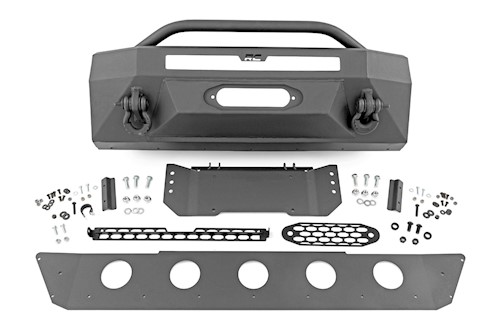Rough Country Front Bumper Hybrid for Toyota 4Runner 2WD/4WD 2014-2021 10743A LARGE