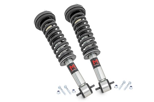 Rough Country M1 Adjustable Leveling Struts 0-2" for Ford F-150 4WD 2014-2022 LARGE