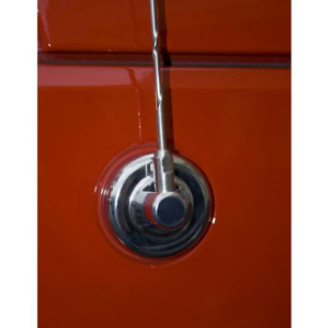 Fat Bob's Garage, Rugged Ridge, Part #13311.26, Jeep JK Wrangler Antenna Base Cover, Chrome 2007-2016 MAIN