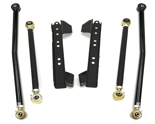 Teraflex TJ Unlimited Lower Long FlexArm Kit w/ Brackets LARGE
