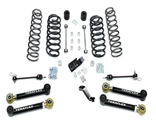 Teraflex TJ 4" Lift Kit w/ 4 Lower FlexArms & Trackbar LARGE