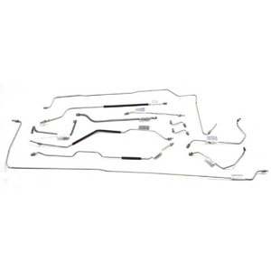 Fat Bob's Garage, OMIX-ADA Part #16737.31, Brake Line Kit Stainless Steel Drum MAIN
