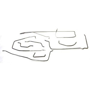 Fat Bob's Garage, OMIX-ADA Part #16737.32, Brake Line Kit Stainless Steel Drum MAIN
