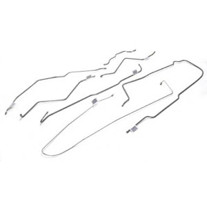 Fat Bob's Garage, OMIX-ADA Part #16737.33, Brake Line Kit Stainless Steel Drum MAIN