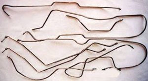 Fat Bob's Garage, OMIX-ADA Part #16737.45, Brake Line Kit Stainless Steel Power Disc MAIN