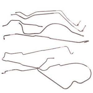 Fat Bob's Garage, OMIX-ADA Part #16737.49, Brake Line Kit Stainless Steel Power Disc MAIN