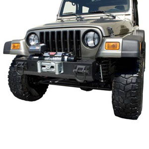 Fat Bob's Garage, Rugged Ridge, Part #11540.40, Jeep CJ/Wrangler HXD Winch Mount Front Bumper 1976-2006 MAIN