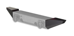 Fat Bob's Garage, Rugged Ridge, Part #11540.42, Jeep CJ/Wrangler Standard Bumper Ends HXD Front Bumper 1976-2006 MAIN