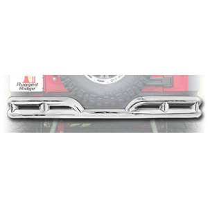 Fat Bob's Garage, Rugged Ridge, Part #11573.10, Bumper Rear Tube Stainless Steel MAIN