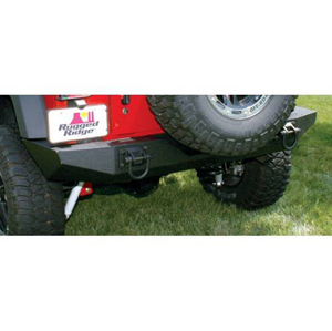 Fat Bob's Garage, Rugged Ridge, Part #11546.20, Jeep JK Wrangler HXD Bumper, Textured Black 2007-2016 MAIN
